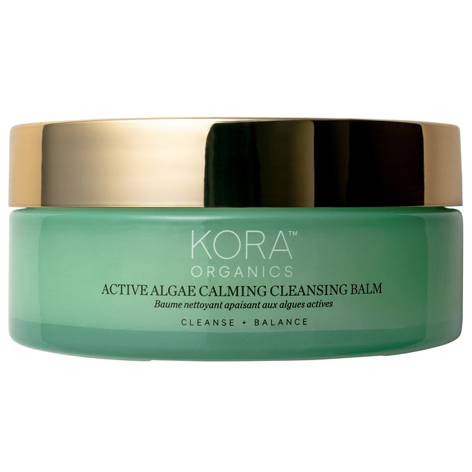 Kora Organics-Active Algae Calming Cleansing Balm-Skincare-1_ActiveAlgae_CleansingBalm_100mL_Jar_White-The Detox Market | 