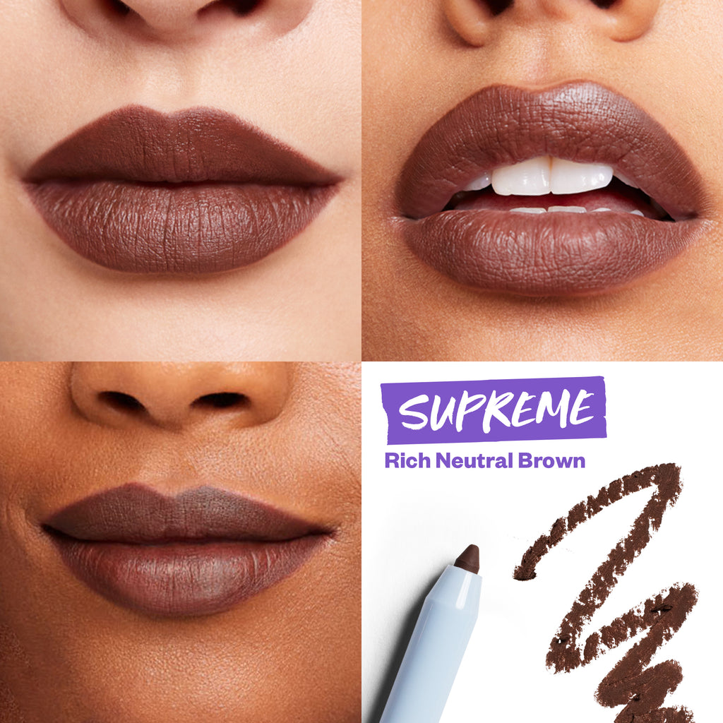 Kosas-Hotliner Hyaluronic Acid Contouring Lip Liner-Makeup-2_GridSupreme-The Detox Market | Supreme - Rich Neutral Brown