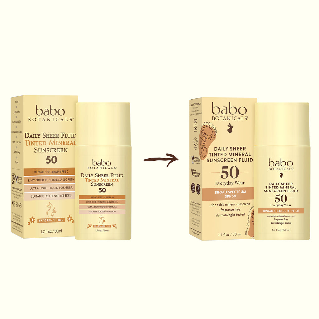 Babo Botanicals-SPF50 Daily Sheer Fluid Tinted Mineral Sunscreen-Sun Care-8063-beforeafter-The Detox Market | 