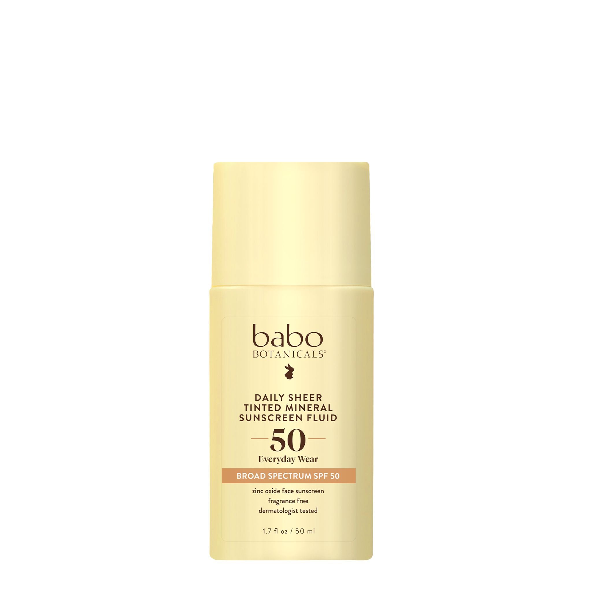 Babo Botanicals SPF50 Daily Sheer Fluid Tinted Mineral Sunscreen | The  Detox Market