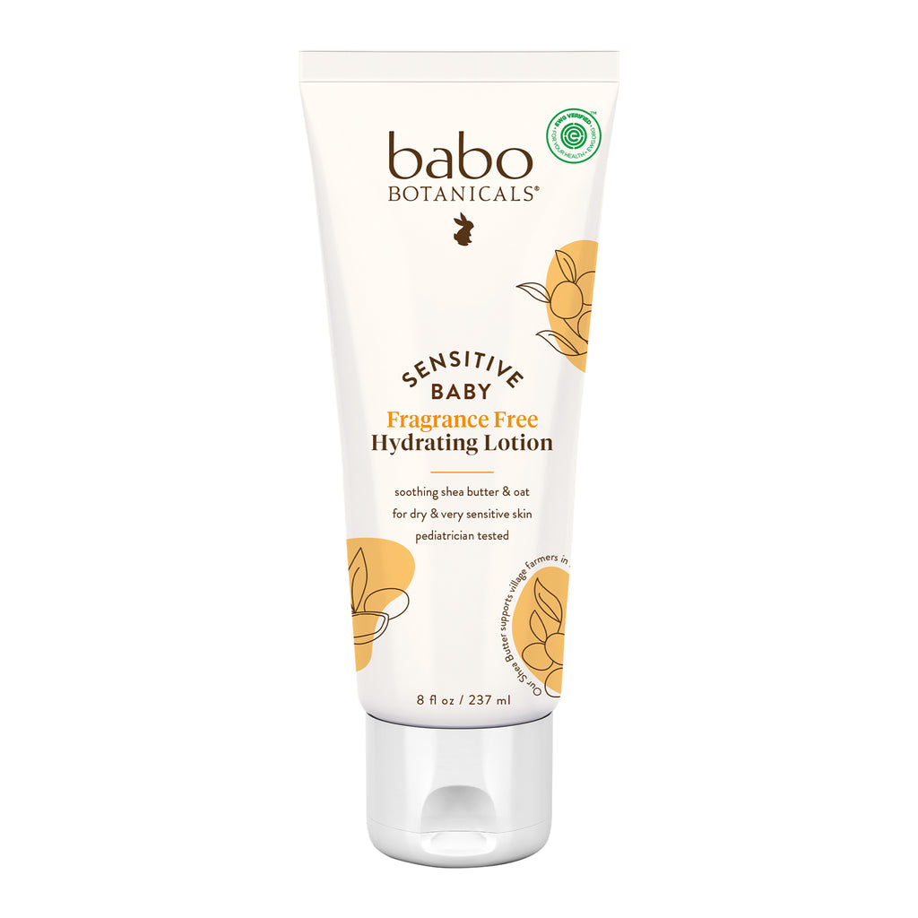 Babo Botanicals-Sensitive Baby Fragrance Free Daily Hydra Lotion-Body-8563-front-The Detox Market | 