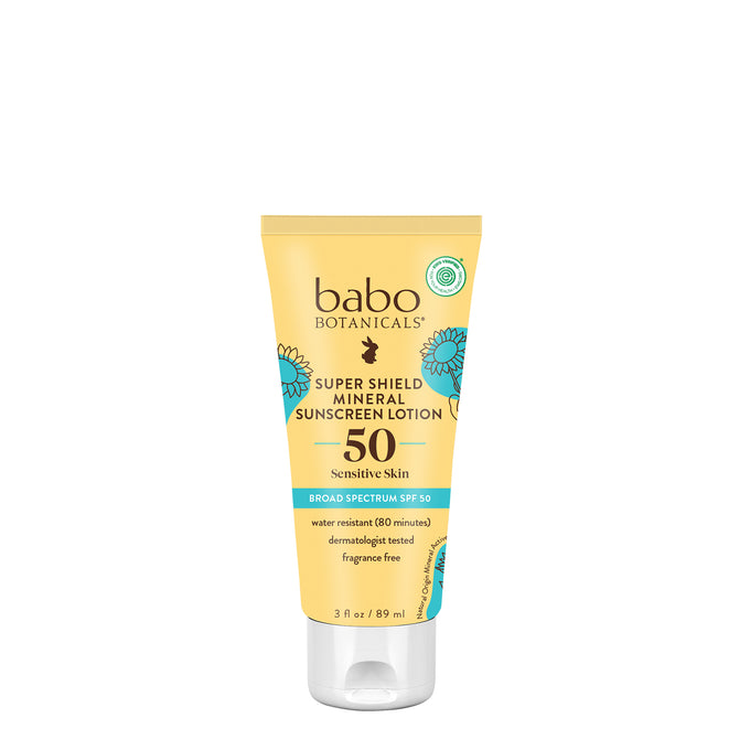 Babo Botanicals-Super Shield Mineral Sunscreen Lotion Spf50-Body-8777-03-TBSPF50SuperShieldMineralLotion3ozF-The Detox Market | 