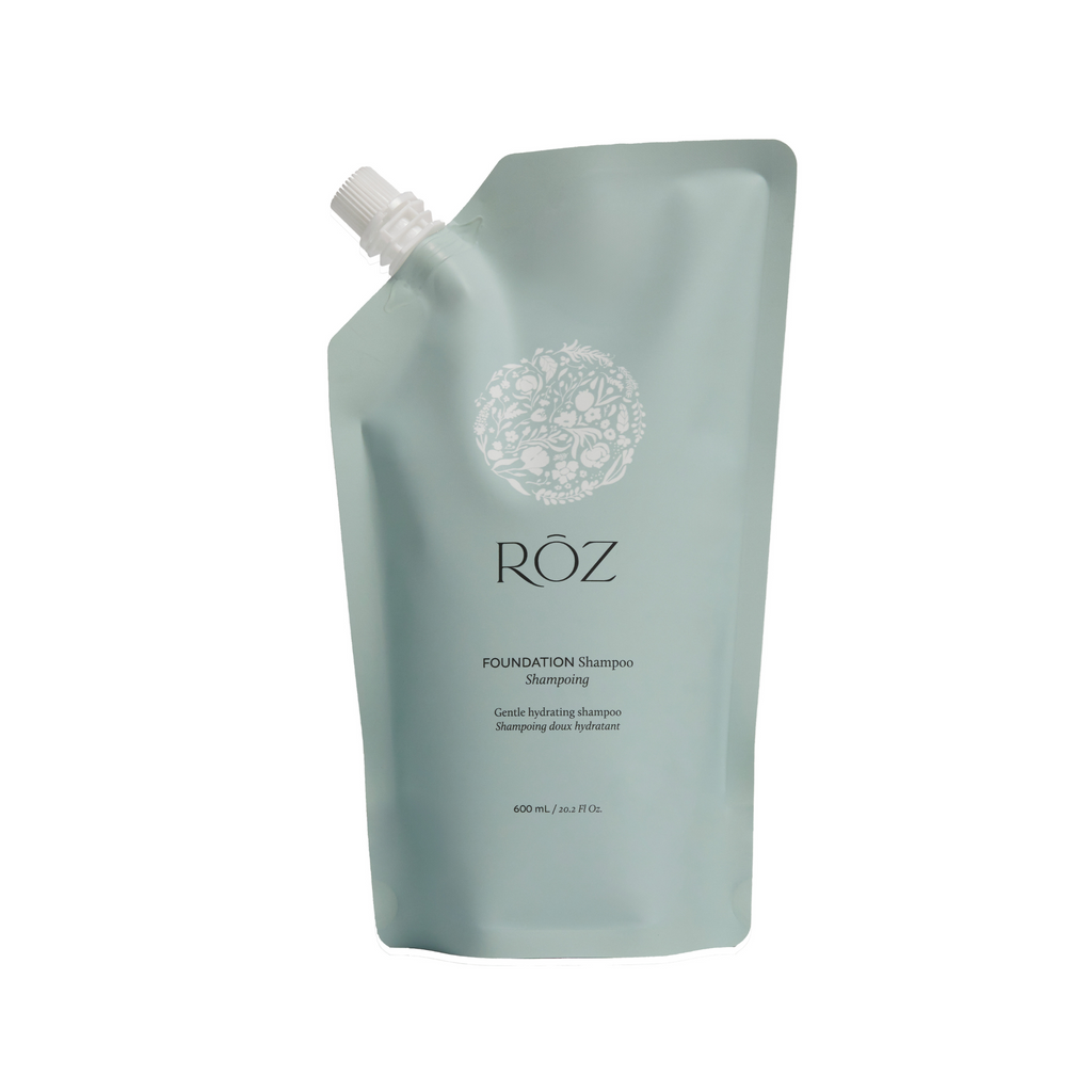 RŌZ-Foundation Shampoo-Hair-FGRZSHREF00_01-The Detox Market | 600ml Refill