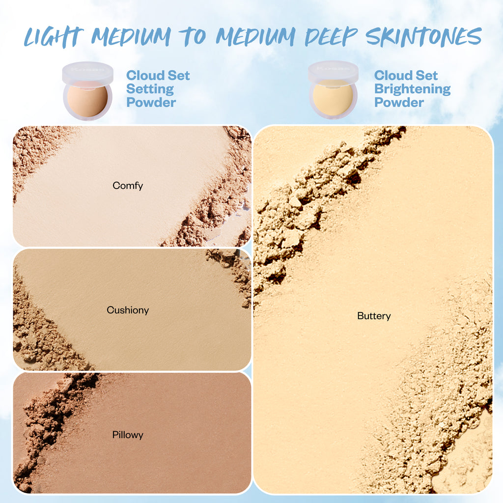 Kosas-Cloud Set Brightening Powder-Makeup-FindYourShade2-MediumtoMediumDeep-The Detox Market | Buttery