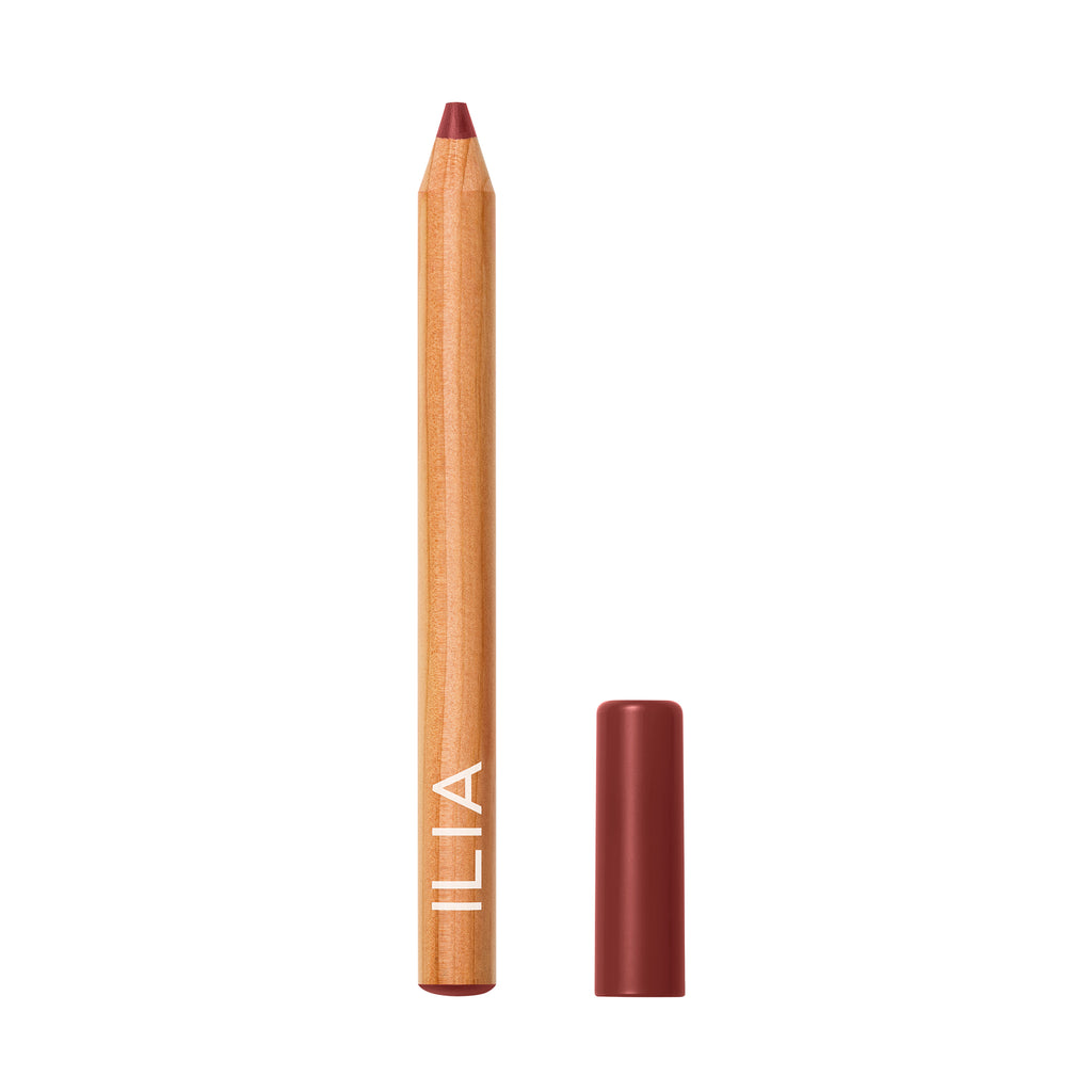 ILIA-Lip Sketch Hydrating Crayon-Makeup-GALA_OPEN-The Detox Market | Gala - Brick Rose