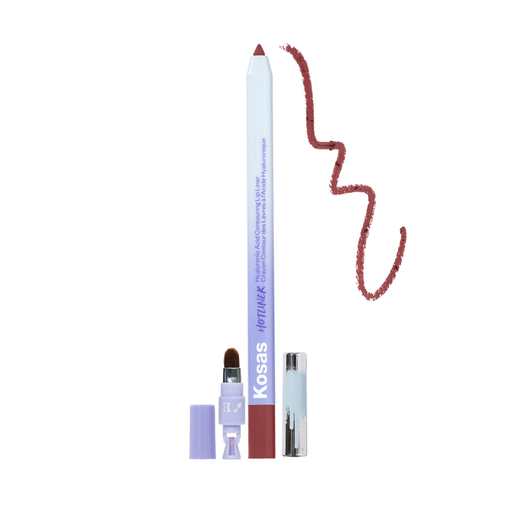 Kosas-Hotliner Hyaluronic Acid Contouring Lip Liner-Makeup-HOTLINER_BEYOND_SMUDGE-The Detox Market | Beyond - Cool Rosy Mauve