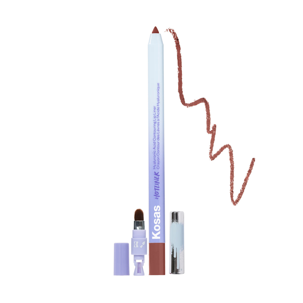 Kosas-Hotliner Hyaluronic Acid Contouring Lip Liner-Makeup-HOTLINER_INFINITE_SMUDGE-The Detox Market | Infinite - Warm Pinky Brown