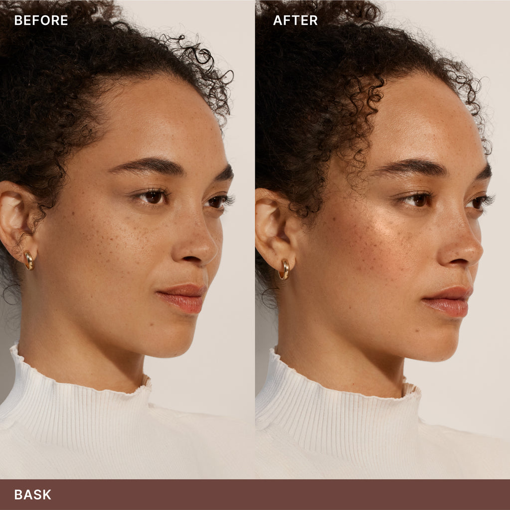 ILIA-Sunshift Cream Bronzer-Makeup-ILIA_CreamBronzer_2000x2000_Before_After_BASK_2-The Detox Market | Bask