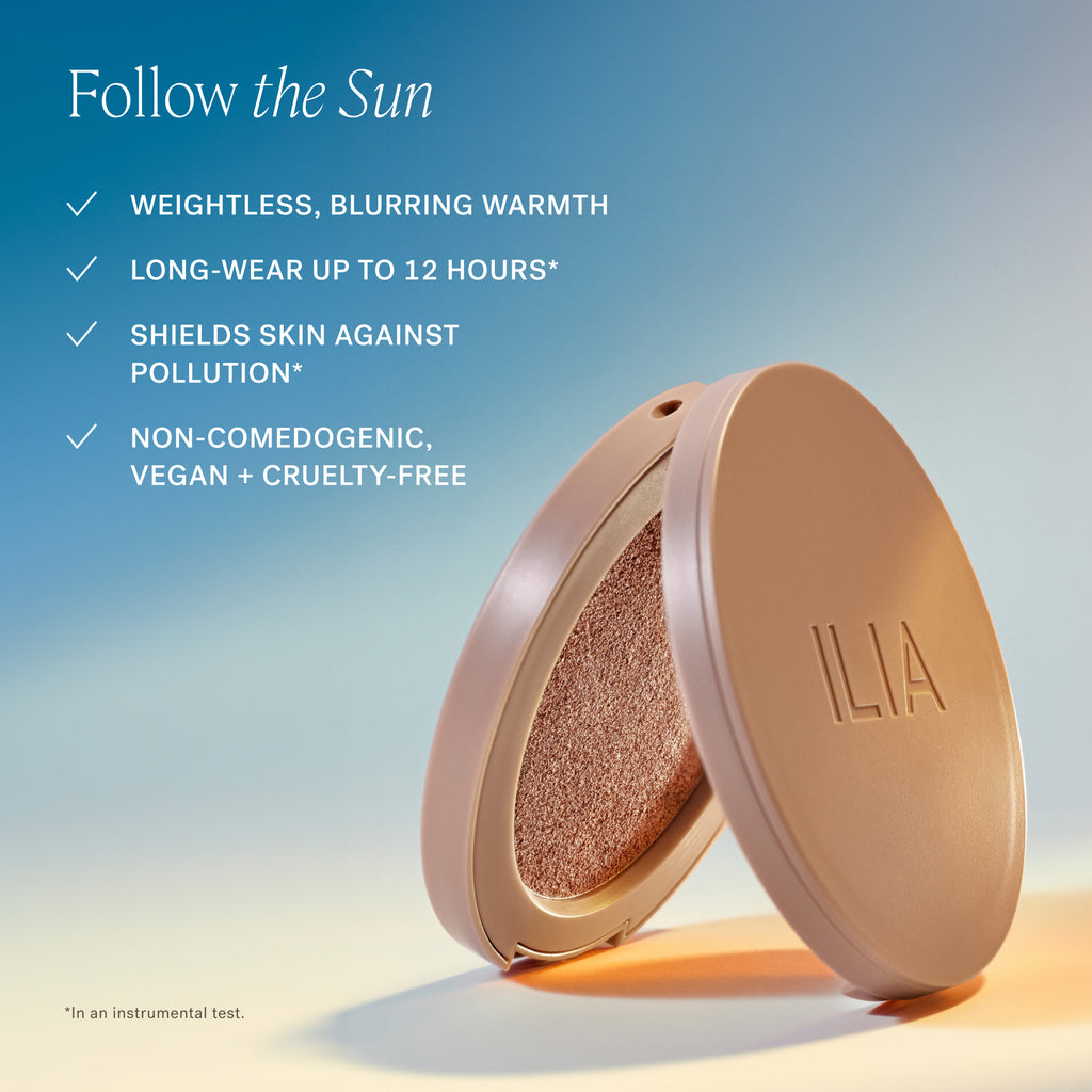 ILIA-Sunshift Cream Bronzer-Makeup-ILIA_CreamBronzer_2000x2000_Benefits-The Detox Market | Always