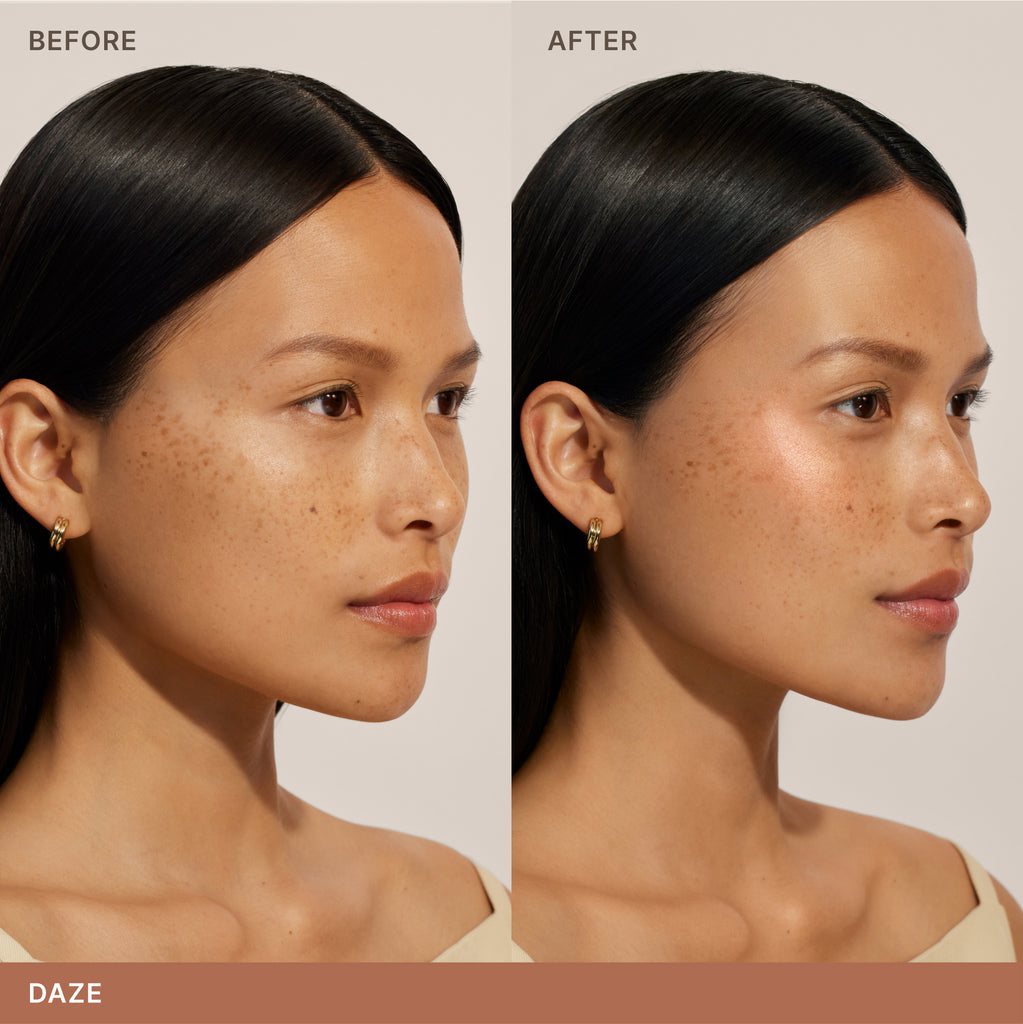 ILIA-Lightshift Cream Highlighter-Makeup-ILIA_CreamHighlighter_2000x2000_Before_After_DAZE_3-The Detox Market | Daze