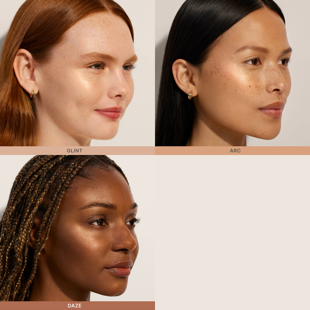 ILIA-Lightshift Cream Highlighter-Makeup-ILIA_CreamHighlighter_2000x2000_ShadeComparisonGrids-The Detox Market | Always