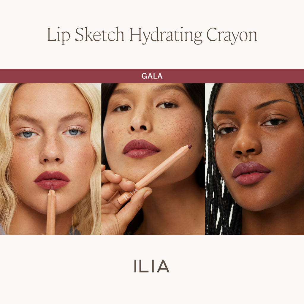 ILIA-Lip Sketch Hydrating Crayon-Makeup-ILIA_LIPSKETCH_PDP_SKINTONECOMPARISONGRID_GALA_2000X2000_71e24a6d-6c72-4d7d-a249-3115f11c3082-The Detox Market | Gala - Brick Rose