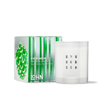 Lohn-EVERGREEN Candle - Balsam Fir & Cedar-Home-LOHN_Evergreen_7-5oz_Vessel_Box_Back_5b32f104-2f2b-47b9-a006-5cd06785f4db-The Detox Market | 