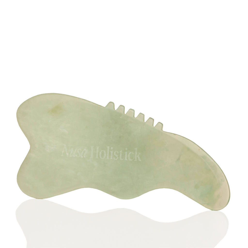 Nusa Holistick-Jade Gua Sha Tool-Skincare-NusaHolistickGuaSha1-The Detox Market | 