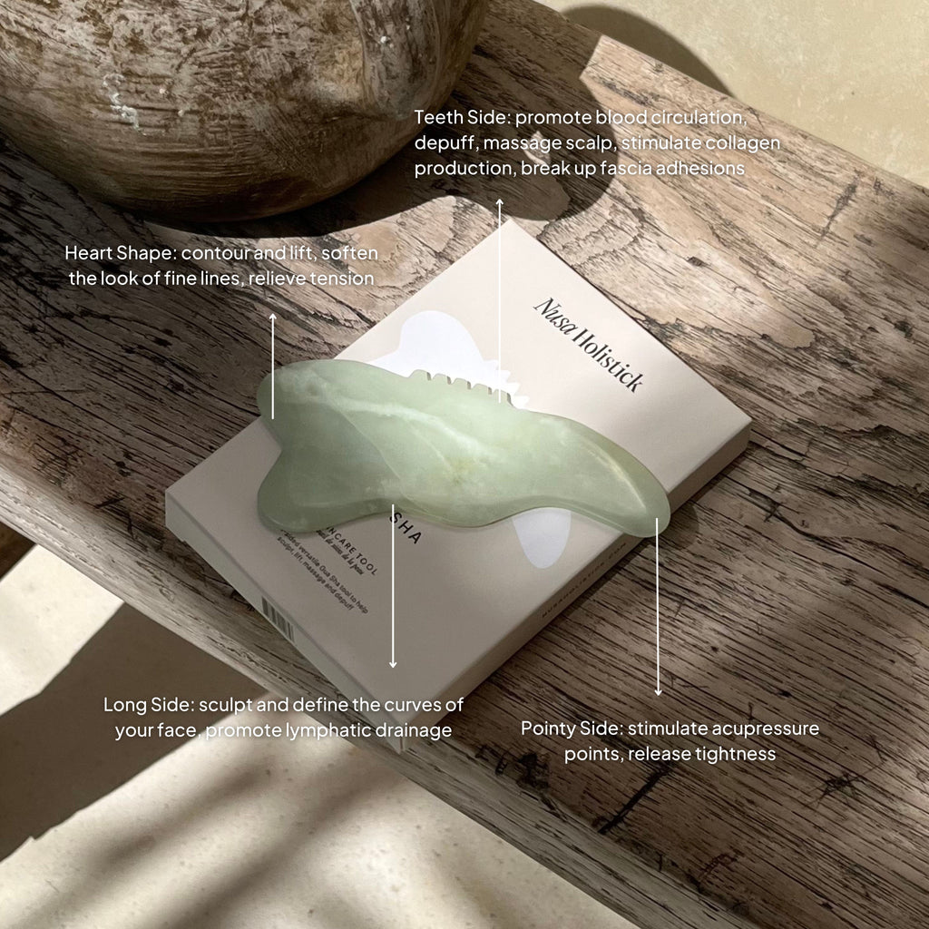 Nusa Holistick-Jade Gua Sha Tool-Skincare-NusaHolistickGuaSha3-The Detox Market | 