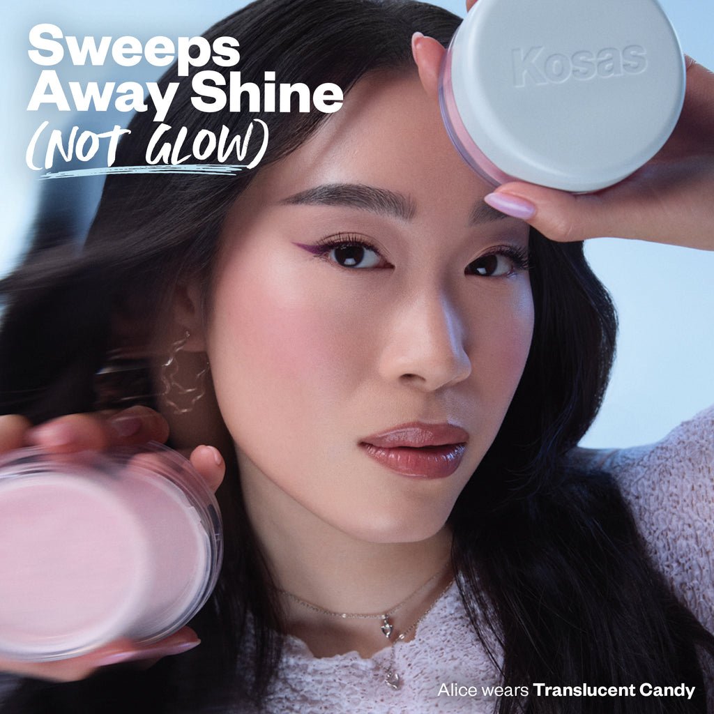 Kosas-Cloud Set - Translucent Loose Setting + Blurring Powder-Makeup-SWEEPSAWAYSHINE-CANDY-The Detox Market | Translucent Candy - Ultra sheer pink