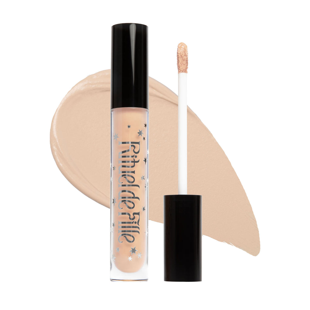 Rituel de Fille-Soft Sorcery Weightless Serum Concealer-Makeup-SoftSorcery-SORC-111TubewithSwatch-2000px-72dpi-1x1_02bb14b2-cb0e-4b78-8f52-f25e936b5377-The Detox Market | Spell 111 - Fair shade for neutral to soft rose undertones