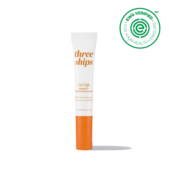 Three Ships-First Light Vitamin C + Caffeine Eye Cream-Skincare-ThreeShips_FirstLightVitaminC_CaffeineEyeCream_6281106390421_1_Front-The Detox Market | 