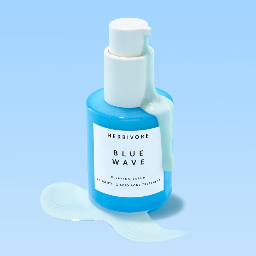 Herbivore-Blue Wave Clearing Serum - 2% Salicylic Acid Acne Treatment Serum-Skincare-USBlueWave_BottleWithTexture_2048x2048_ddf6f2d6-81ec-4203-8fbe-daff146259d8-The Detox Market | 